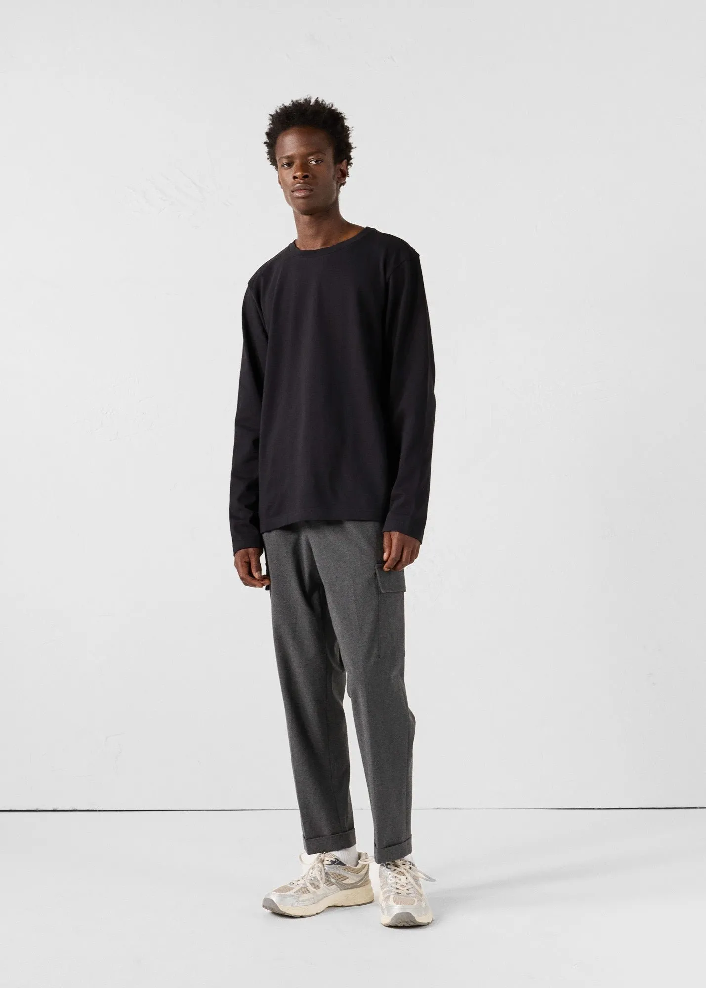 T-shirt à col rond emilio Noir