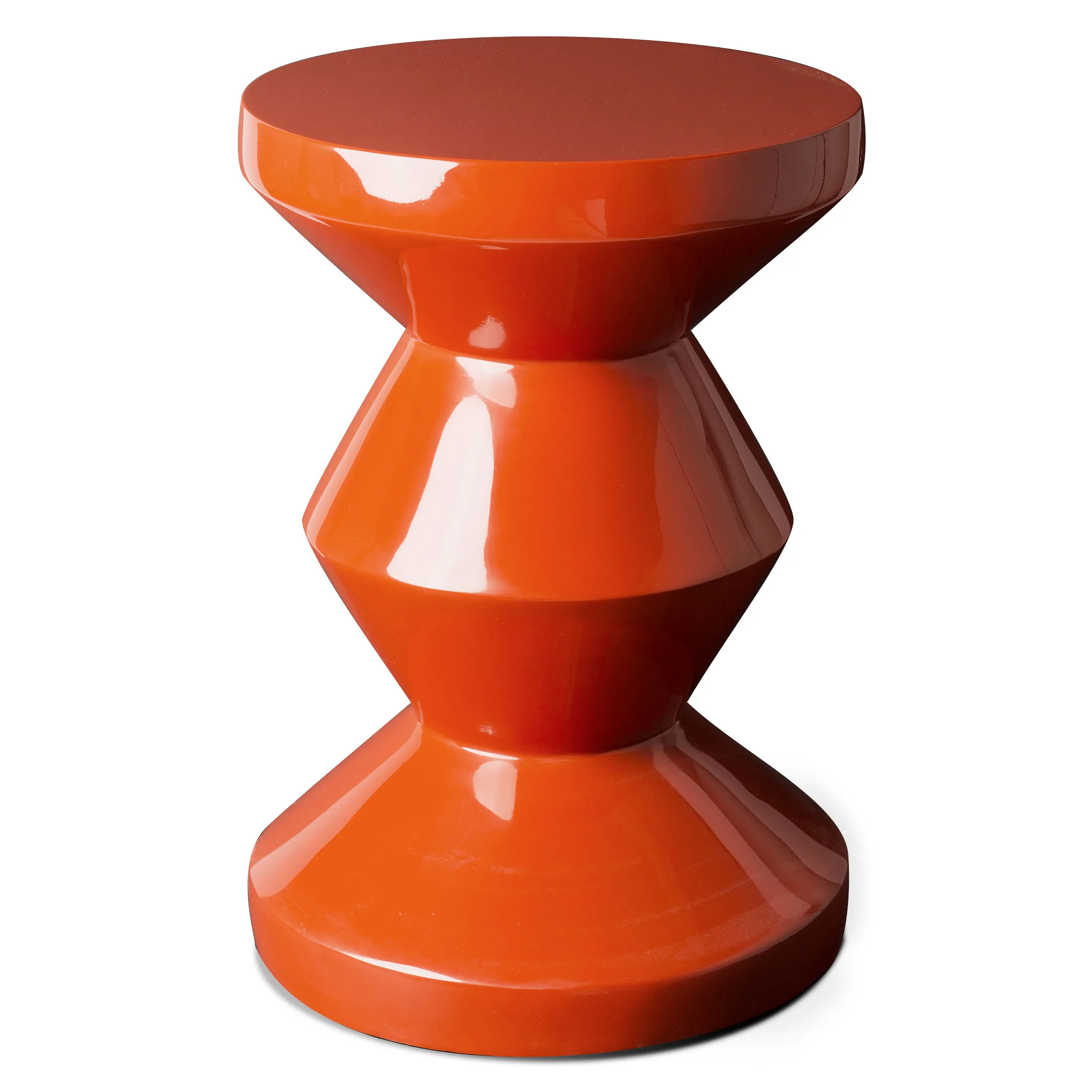Table d'appoint Orange ZIG ZAG