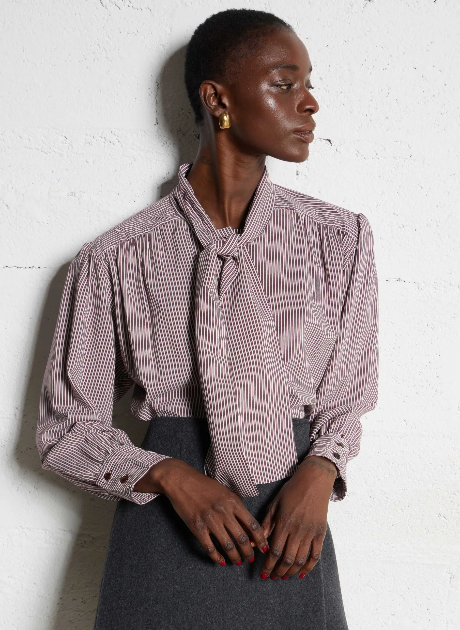 Chemise droite à rayures Multicolore GILOT