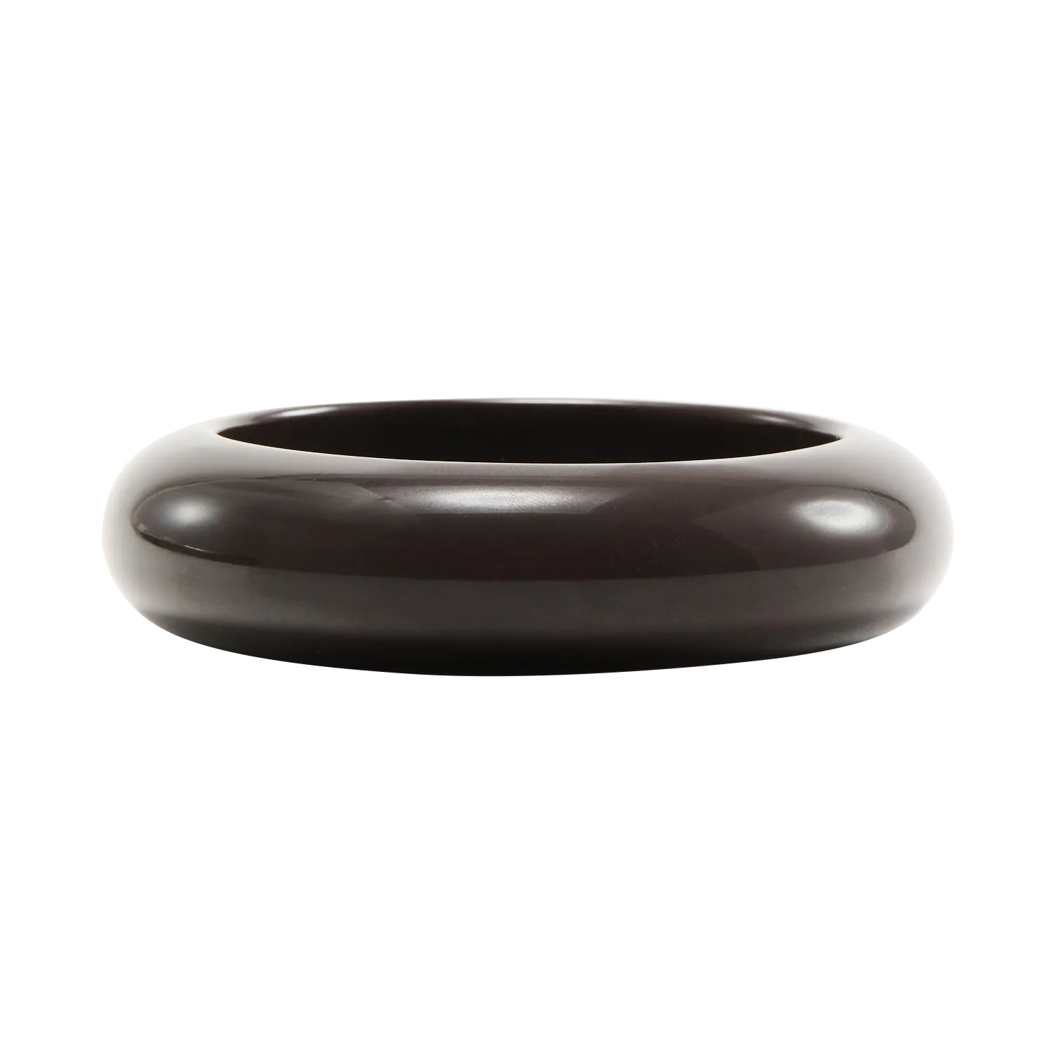 Bracelet large effet marbré Noir MARLO