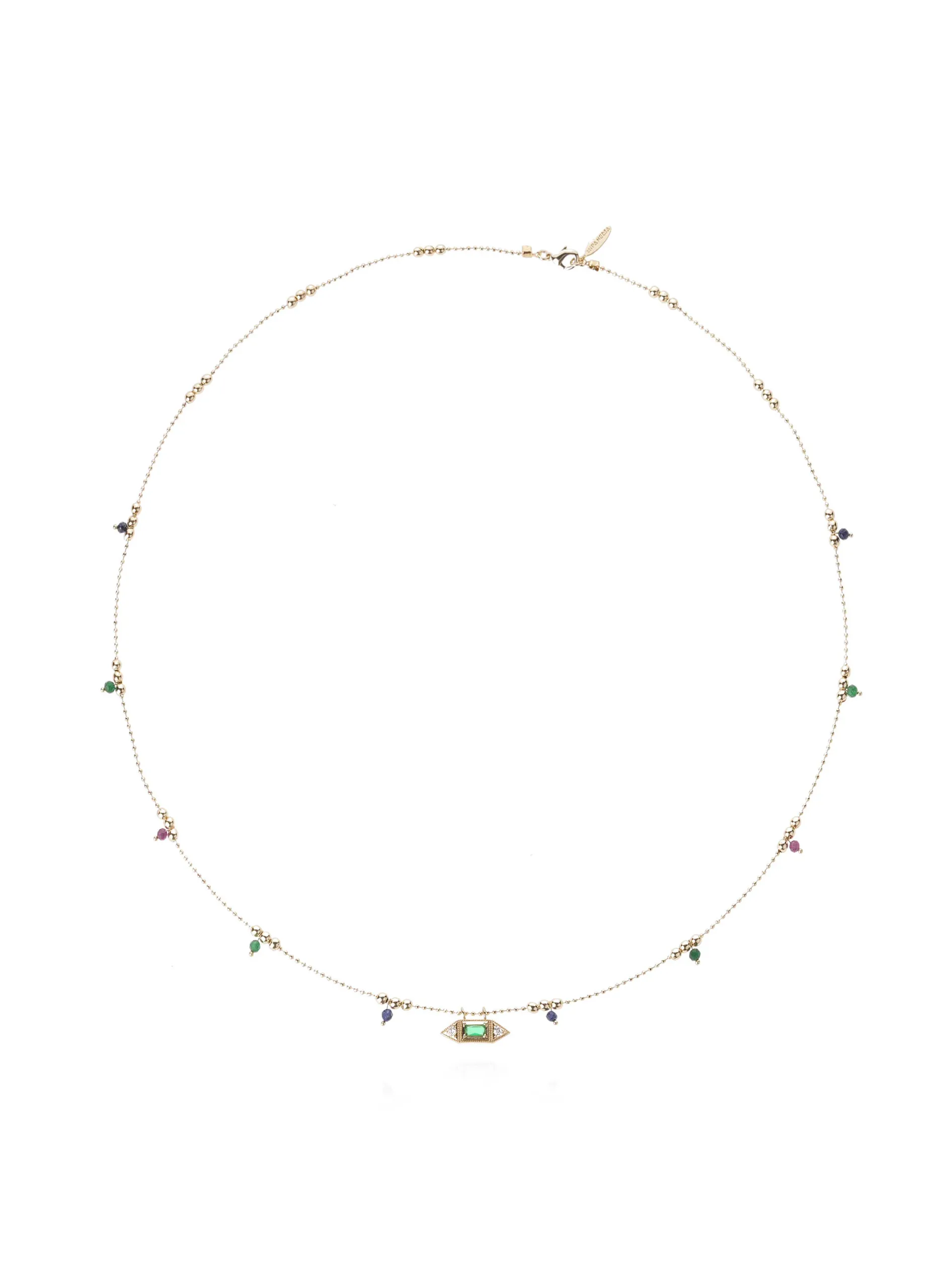 Collier chaîne avec pampilles Doré RAVINE