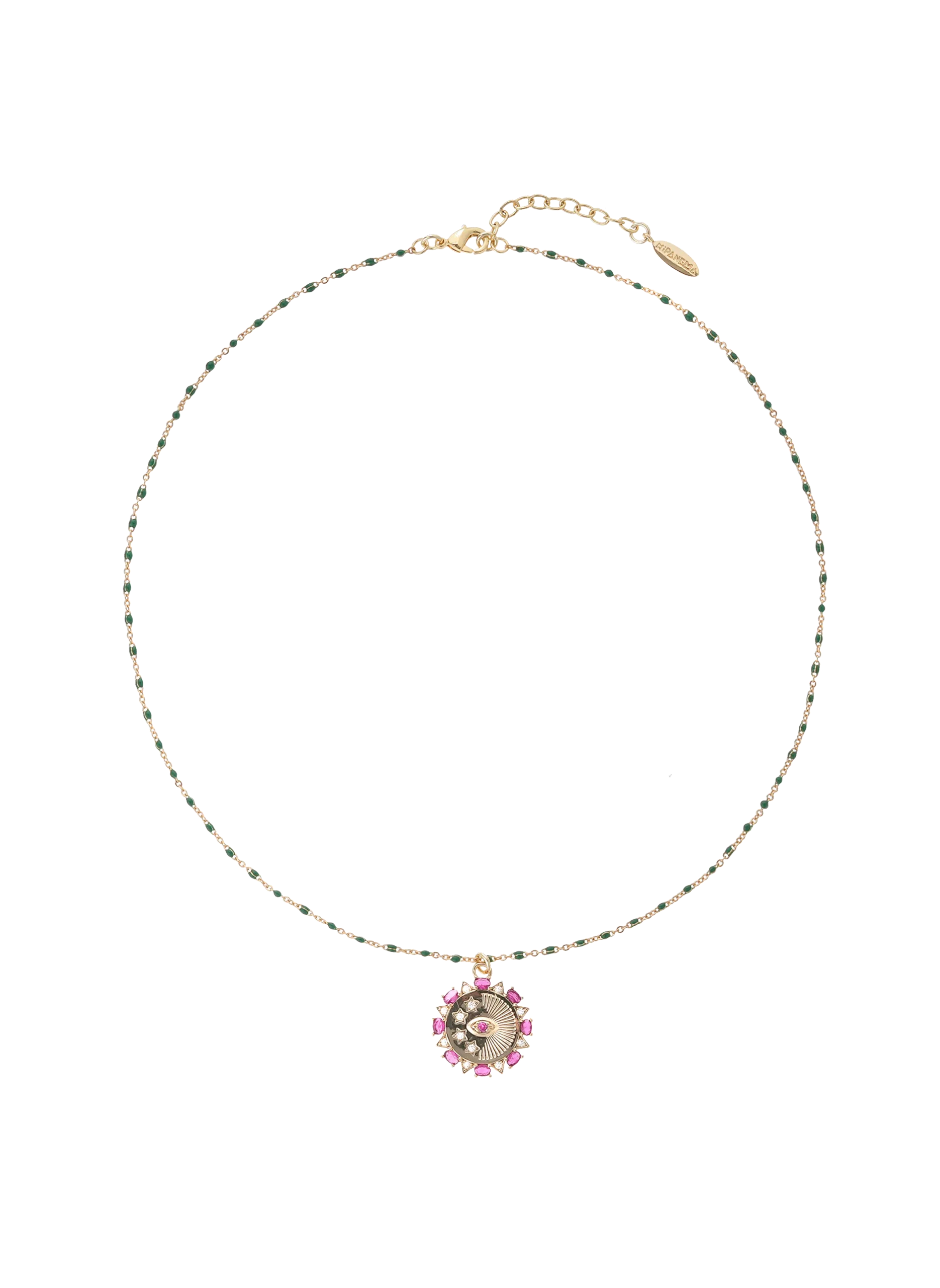 Collier de chaîne avec pendentif Rose DUARDO