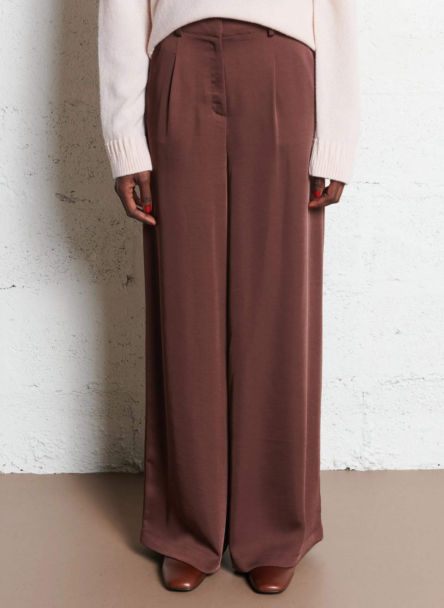 Pantalon large Marron FLAUBERT