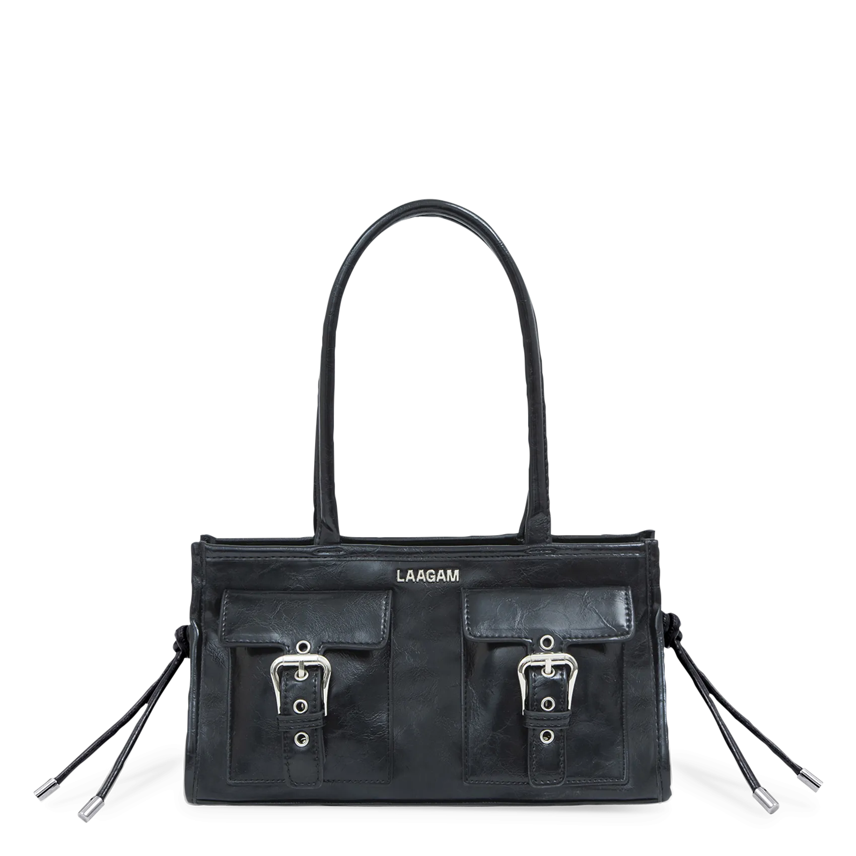 Sac porté épaule multi-poches Noir IVY