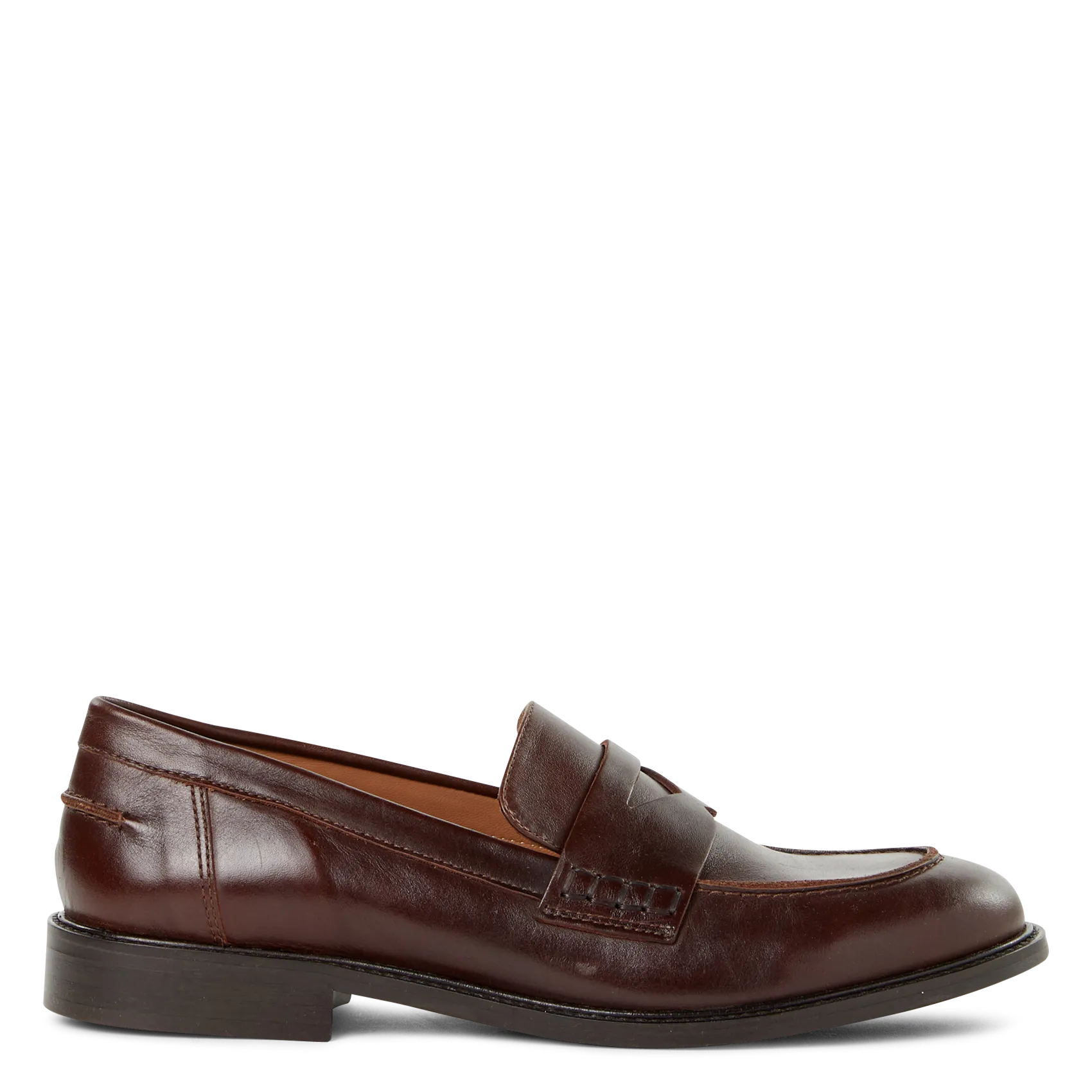 Mocassins en cuir Marron BILLIE