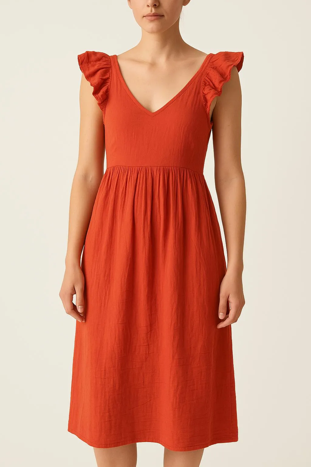 Robe longue Orange