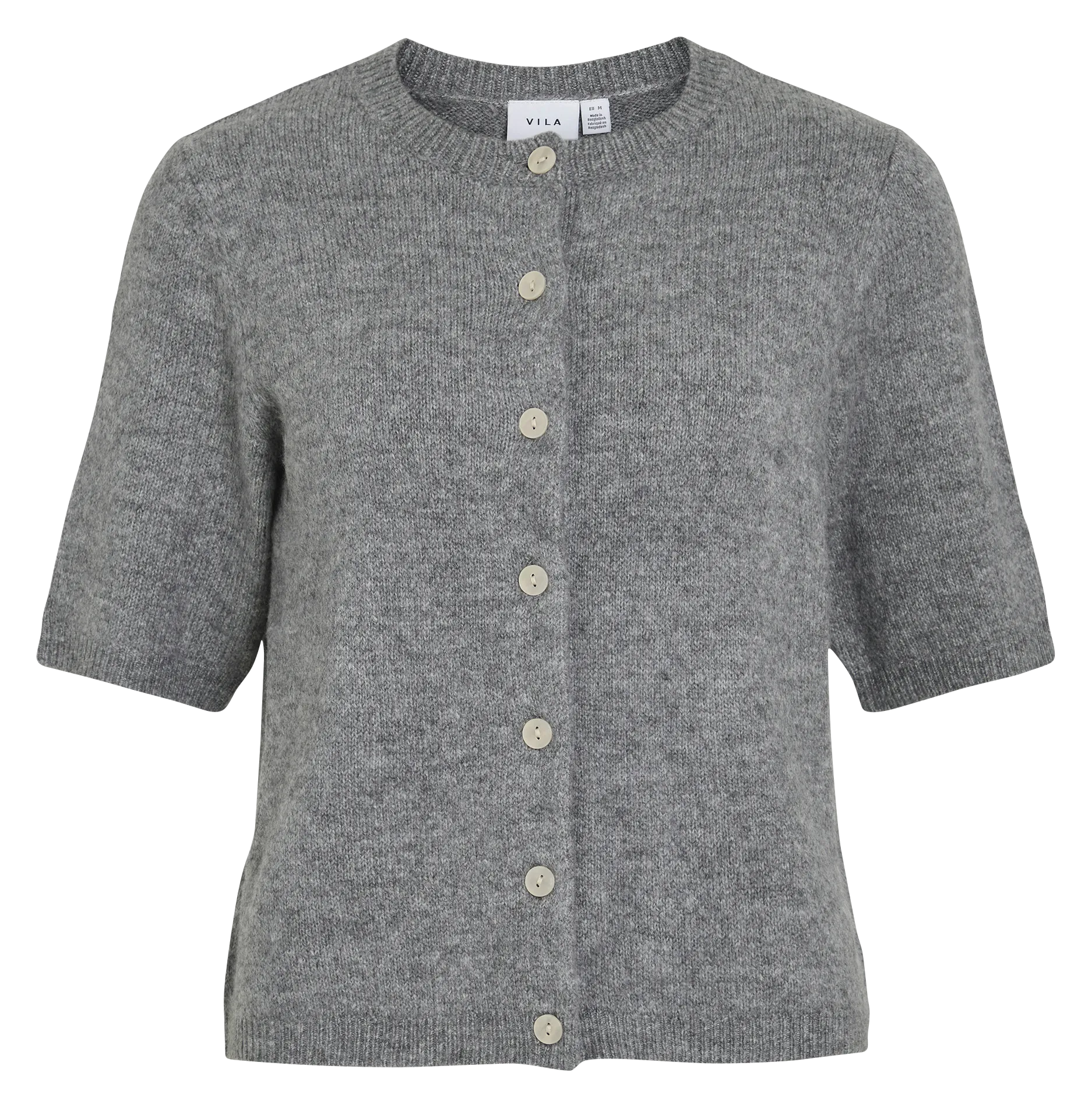 Gilet col rond Gris DAINTY