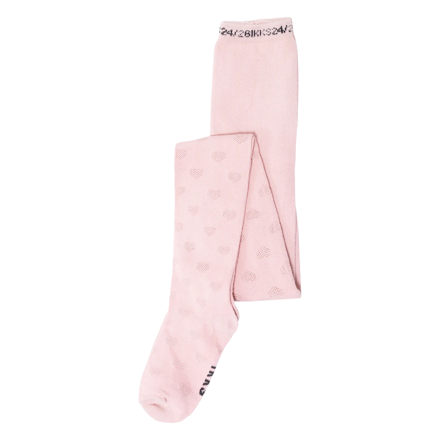 Collants en coton mélangé Rose