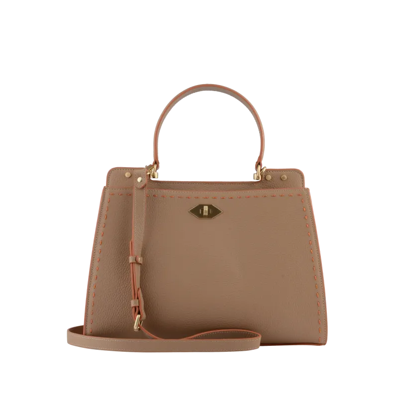 Sac à main - cuir de vachette Marron