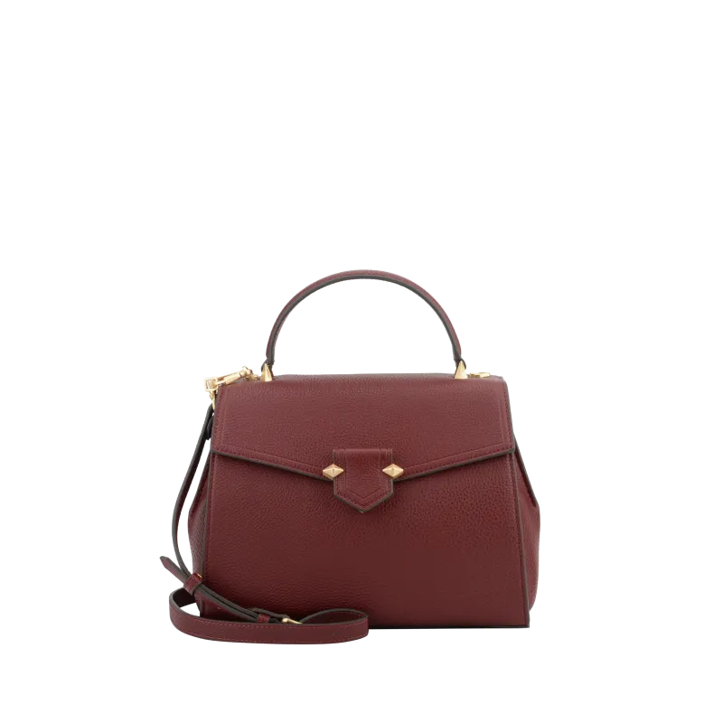 Sac à main - cuir de veau grainé Rouge