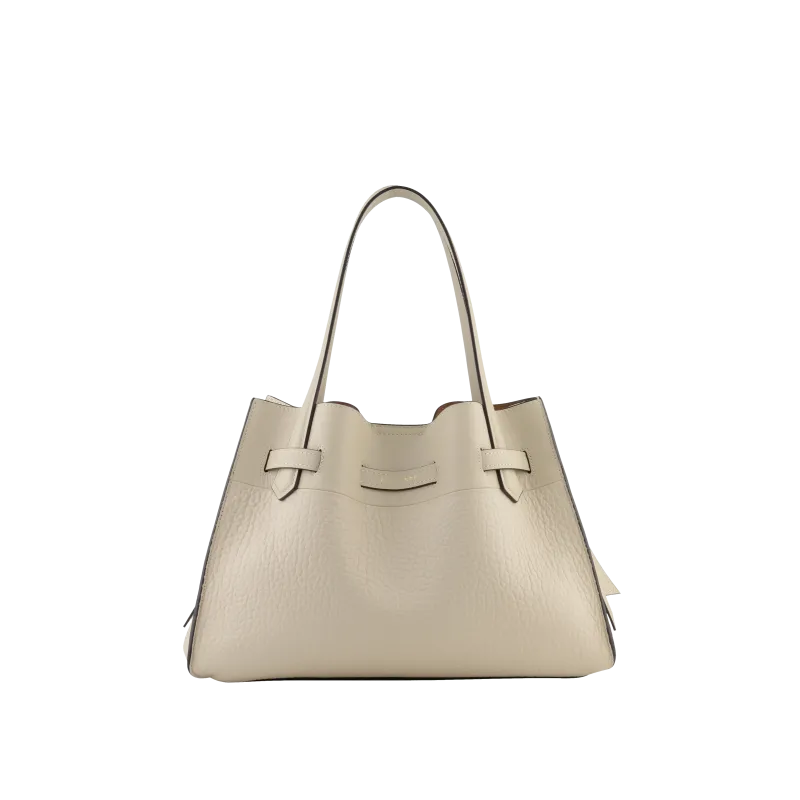 Sac à main - cuir de vachette Beige