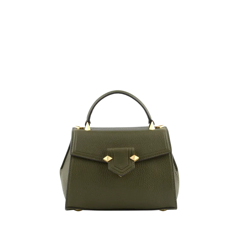 Sac à main - cuir de veau grainé Kaki