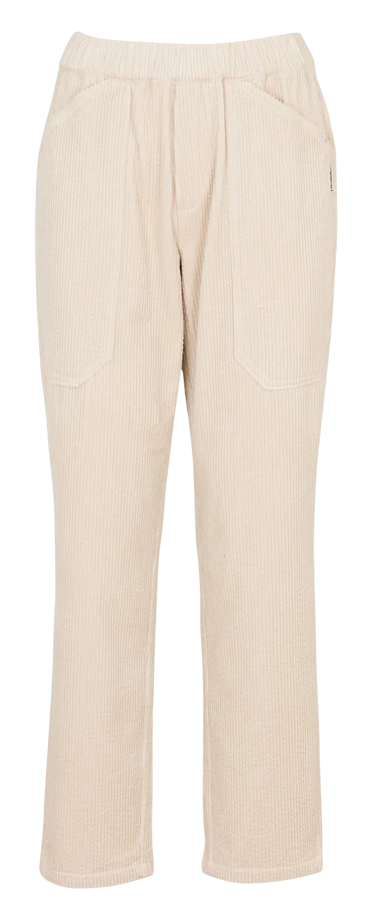Pantalon droit en coton Blanc CORDO