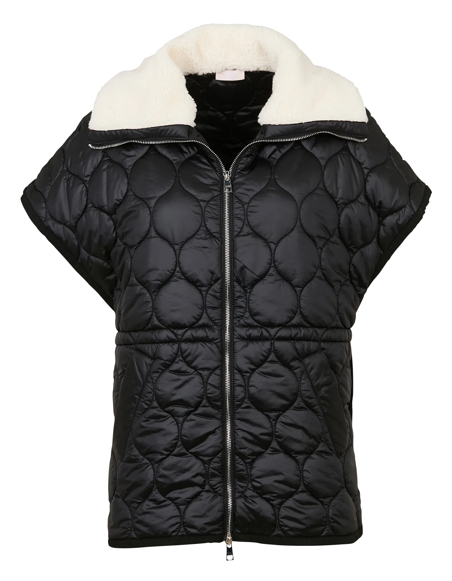 Veste ample sans manches matelassée Noir