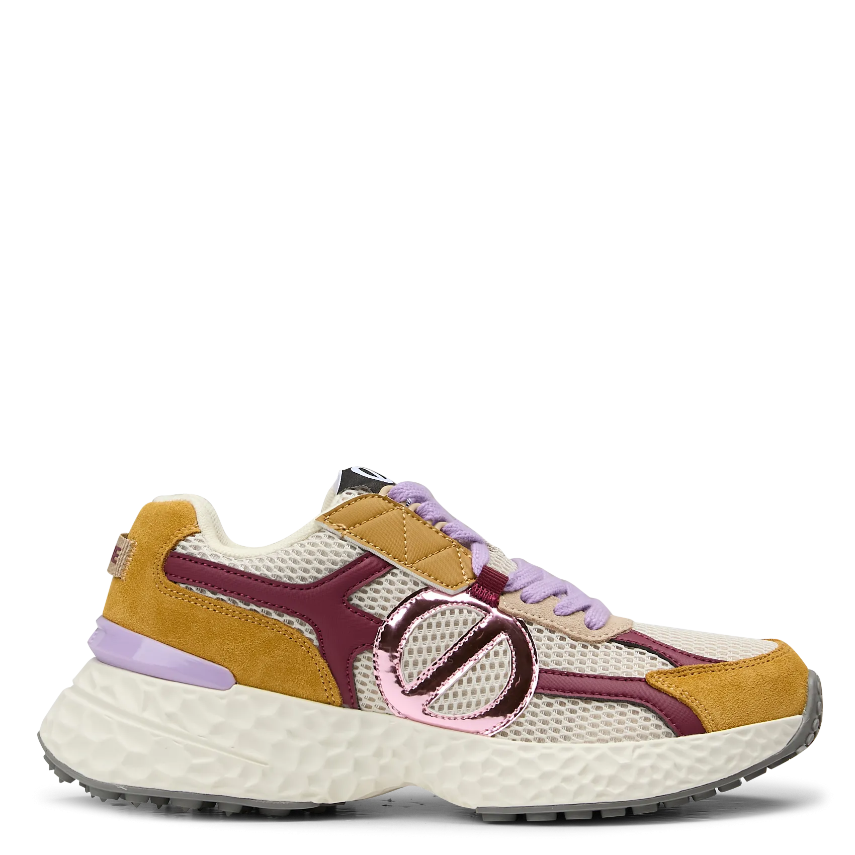 Baskets basses à lacets bi-matière Multicolore CARTER 2.0