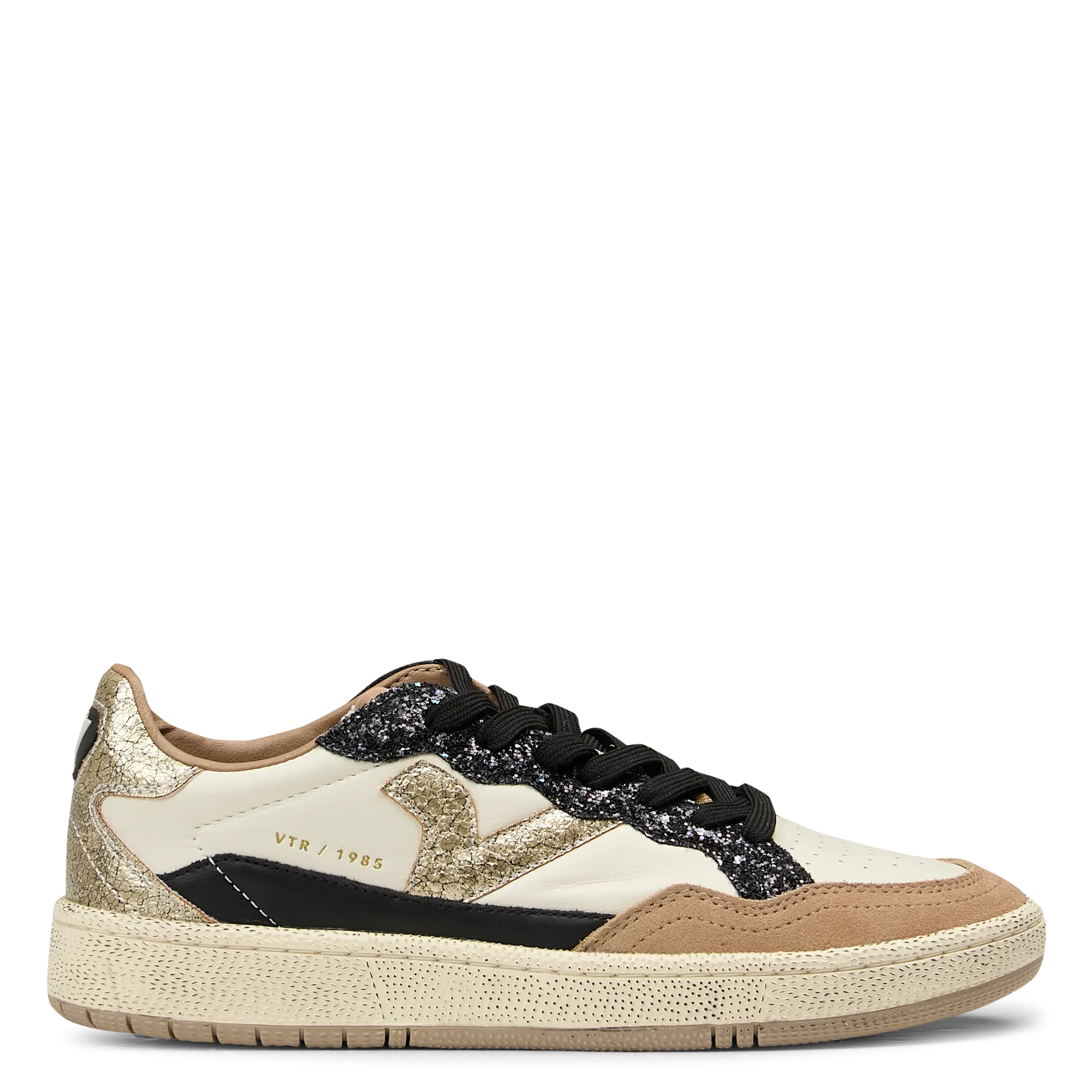 Baskets basses bi-matière Marron SMASH