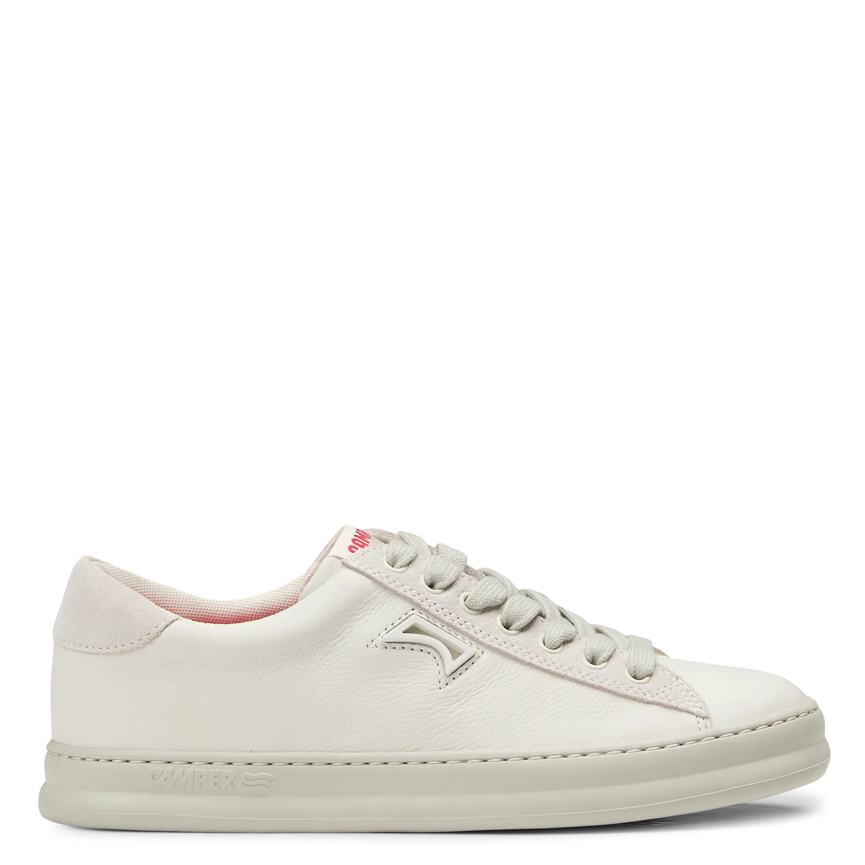 Baskets basses en cuir Blanc RUNNER FOUR
