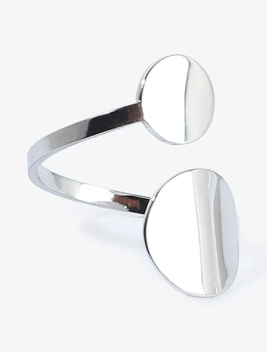 Bague à double cercles - Argent
