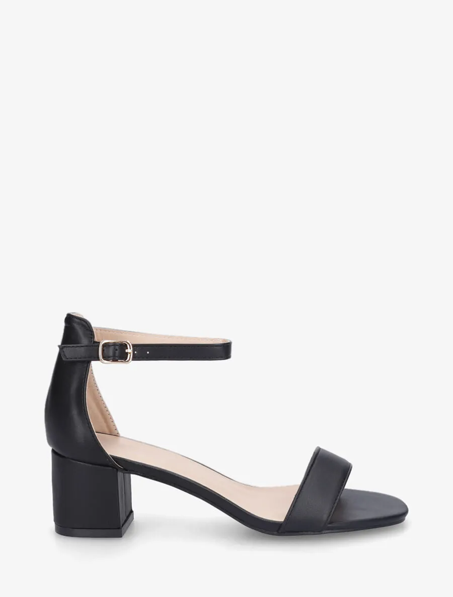 Sandales basiques à bride - Noir