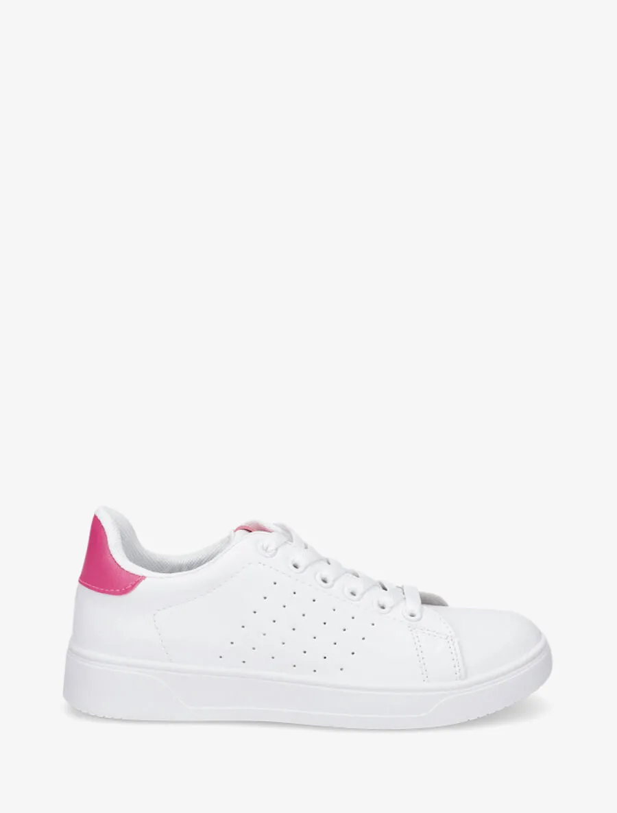 Sneakers plates classiques - Fushia