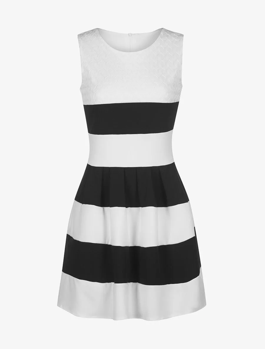 Robe bicolore - blanc