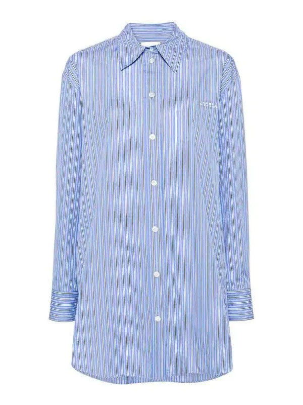 Isabel Marant Chemise - Bleu - Bleu - Femme | CH119FAB1I01I30BU
