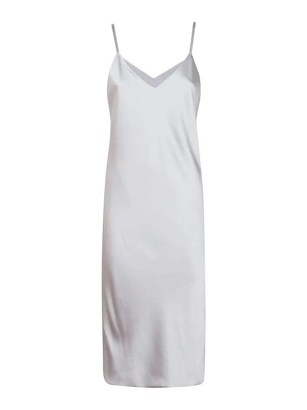 Norma Kamali Robe Au Genou - Argent - Femme | ST4233CBB74058SILVER