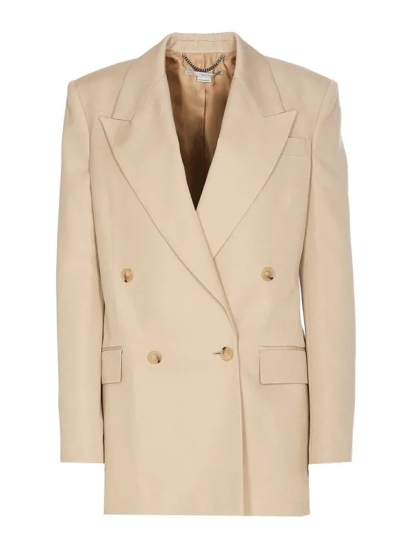 Stella Mccartney Veste Casual - Beige - Beige | 6500873DU7012600
