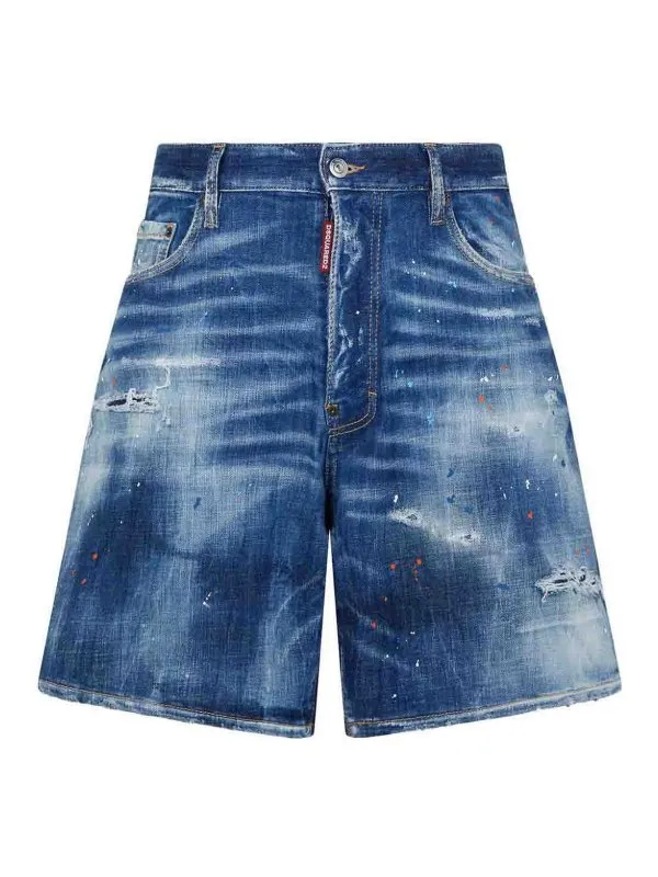 Dsquared2 Short - Bleu Foncé - Bleu Foncé | S71MU0797S30872470