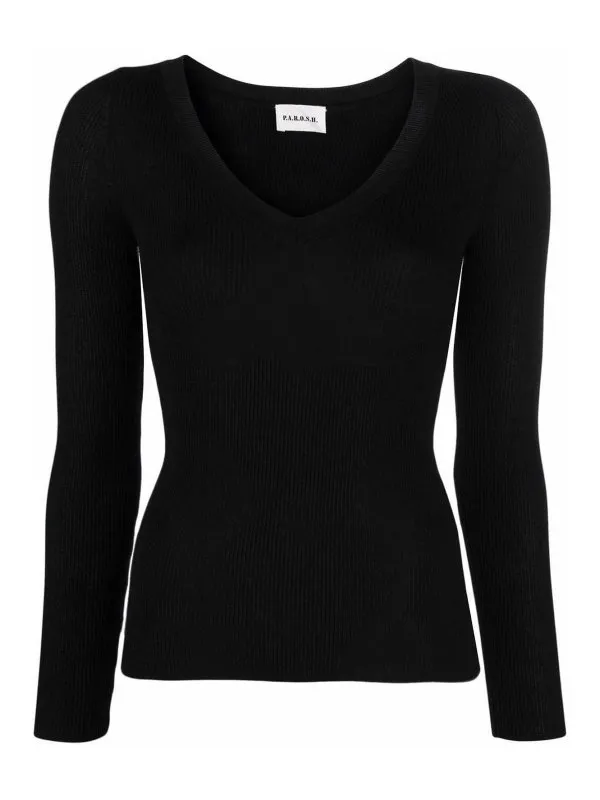 P.A.R.O.S.H. Top - Noir - Noir - Femme | D511611CIPRIA24013