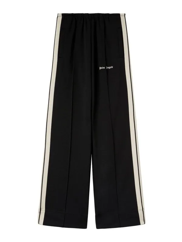 Palm Angels Pantalons Décontractés - Noir | PWCJ010S24FAB0011003