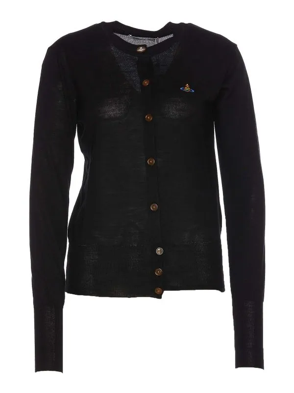 Vivienne Westwood Cardigan - Noir - Noir | 1803002PY001AN402
