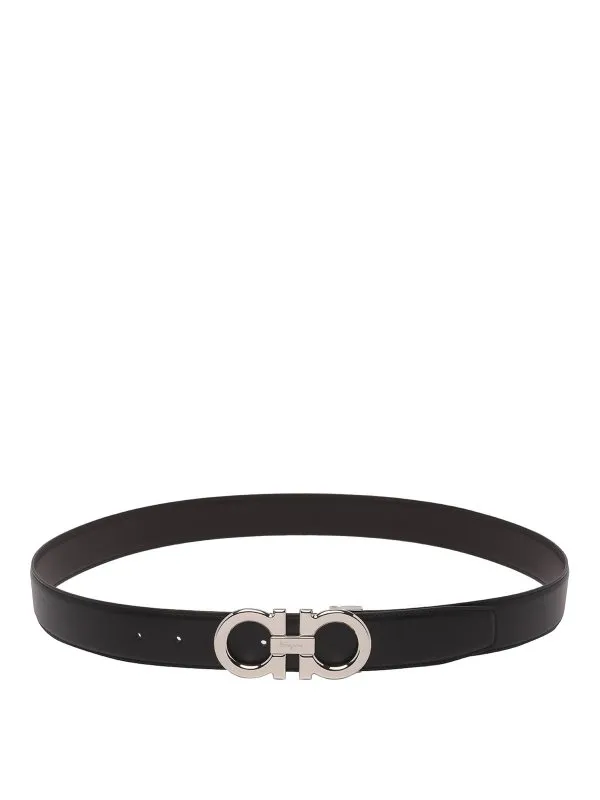 Ferragamo Ceinture - Noir - Noir - Homme | 686671679710NERO