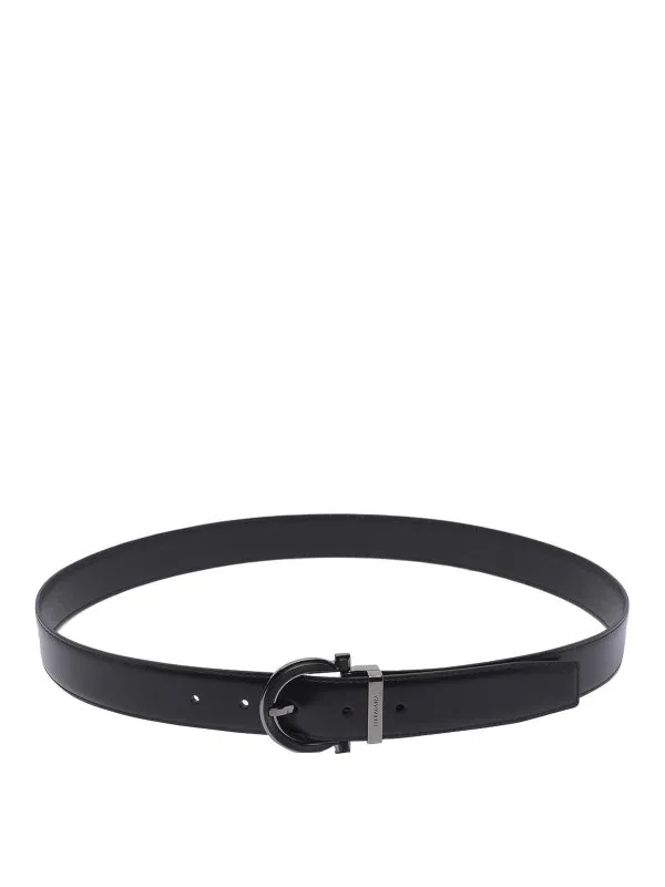 Ferragamo Ceinture - Noir - Noir - Homme | 770683670196NERO