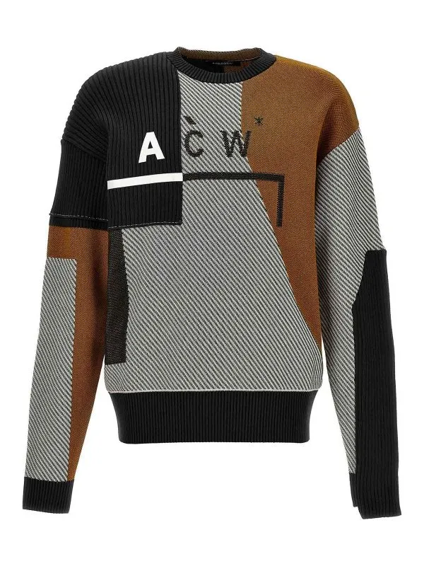 A-Cold-Wall* Pull Col Rond - Multicolore - Homme | ACWMK157BONE