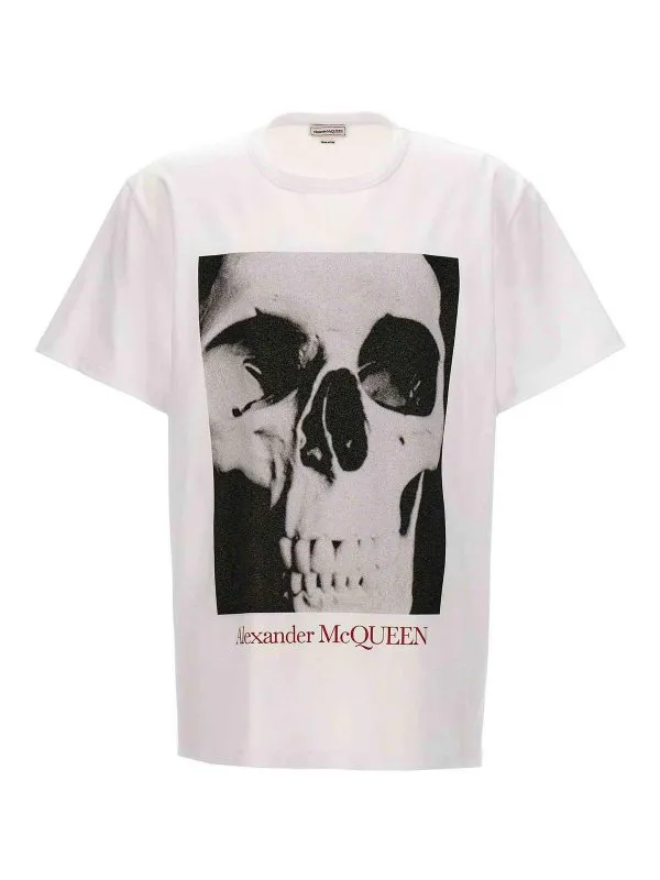 Alexander Mcqueen T-Shirt - Blanc - Blanc - Homme | 781993QTAA60909