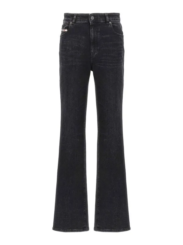 Diesel Jean Droit - D-Escription - Noir - Femme | A0636509I3002