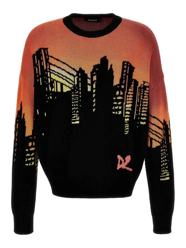 Dsquared2 Pull Col Rond - Multicolore - Homme | S74HA1426S18454961