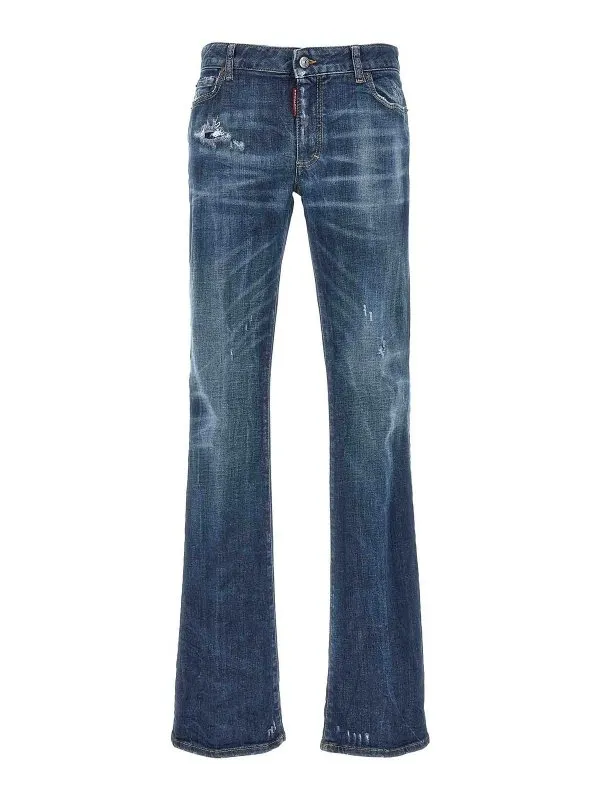 Dsquared2 Jean Droit - Bleu - Bleu - Femme | S72LB0707S30872470