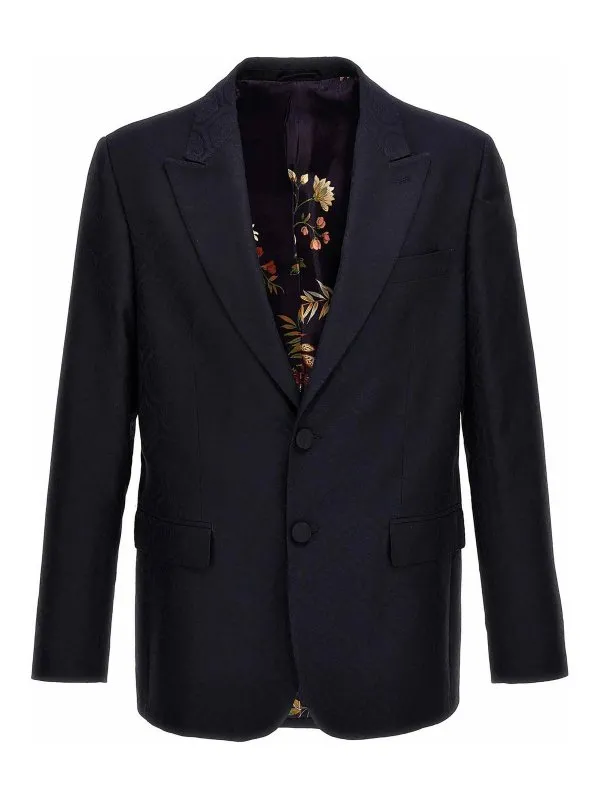 Etro Blazer - Bleu - Bleu - Homme | MRCA000899TUEF9B0665