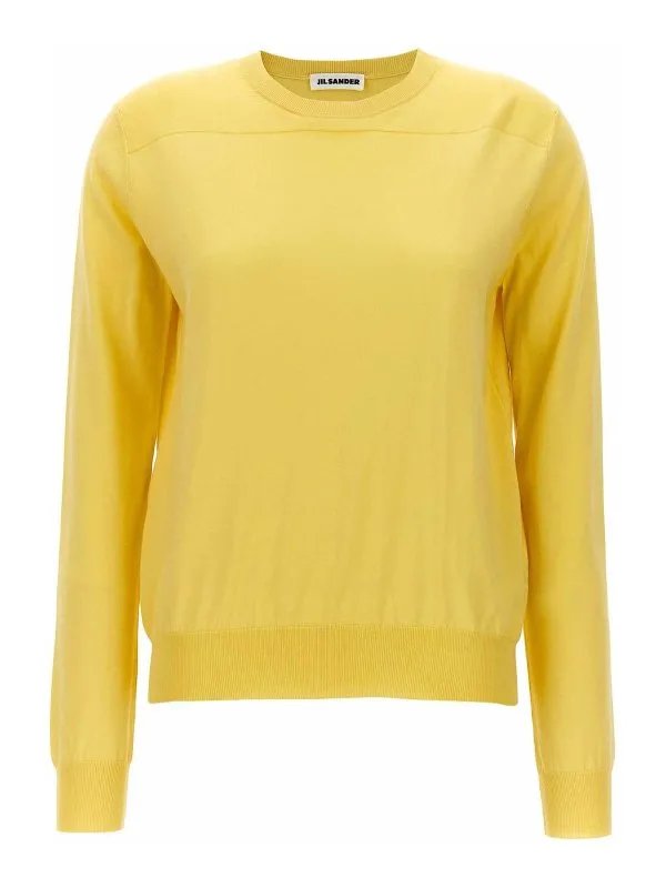 Jil Sander Pull Col Rond - Jaune - Jaune | J02GP0168J15383744