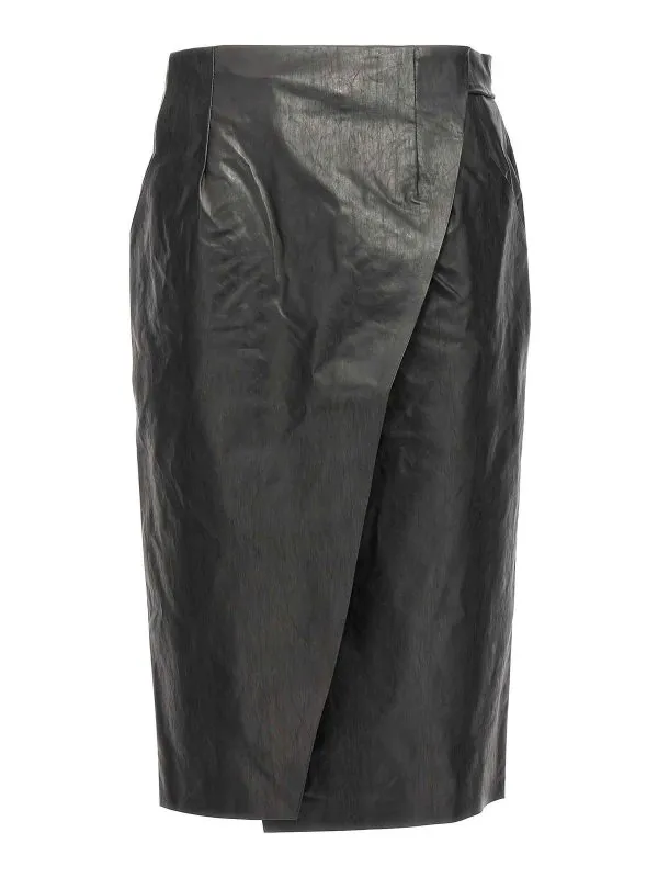 Kassl Editions Jupe Midi - Noir - Noir - Femme | R29100001