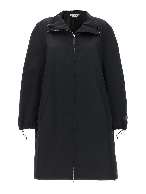 Marni Parka - Noir - Noir - Femme | JKMA0288A0UTP749WR00N99