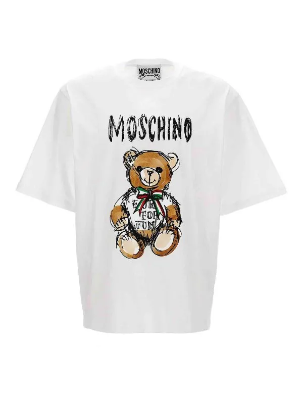 Moschino T-Shirt - Blanc - Blanc - Homme | 071702411001