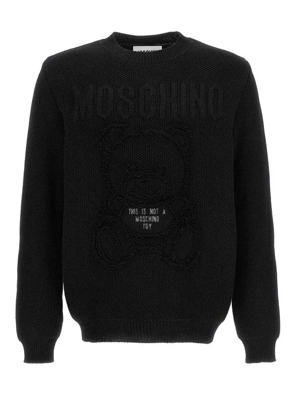 Moschino Pull Col Rond - Noir - Noir - Homme | 092620030555