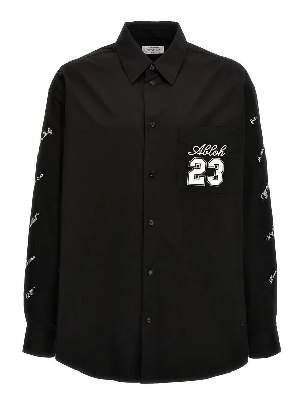 Off-White Chemise - Blanc - Blanc - Homme | OMGE004S24FAB0021001