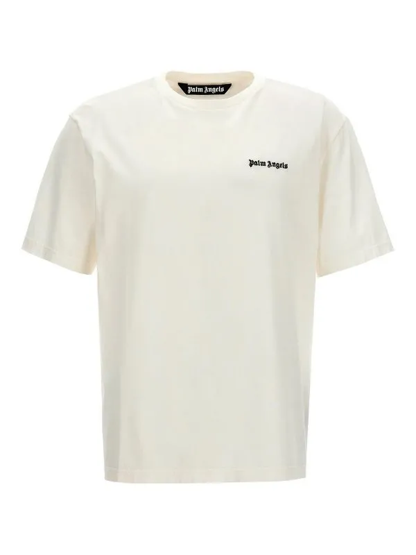 Palm Angels T-Shirt - Blanc - Blanc - Homme | PMAA089S24JER0010303