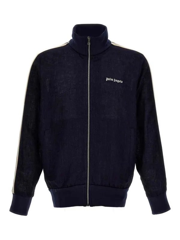 Palm Angels Sweat-Shirts - Bleu - Bleu | PMBD072S24FAB0014603