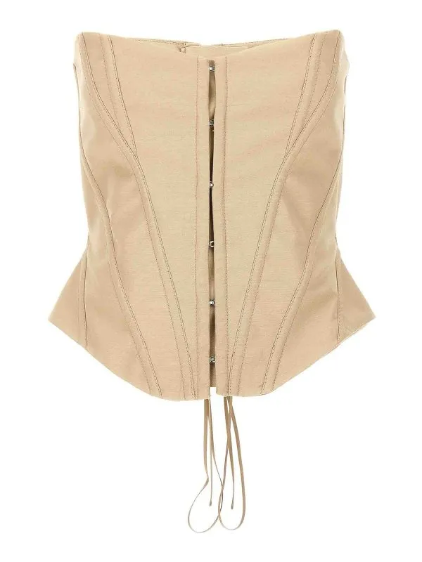 Stella Mccartney Top - Beige - Beige - Femme | 6T01683DU7012600