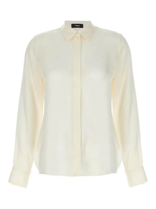 Theory Chemise - Blanc - Blanc - Femme | M0102536C05 | thebs.com